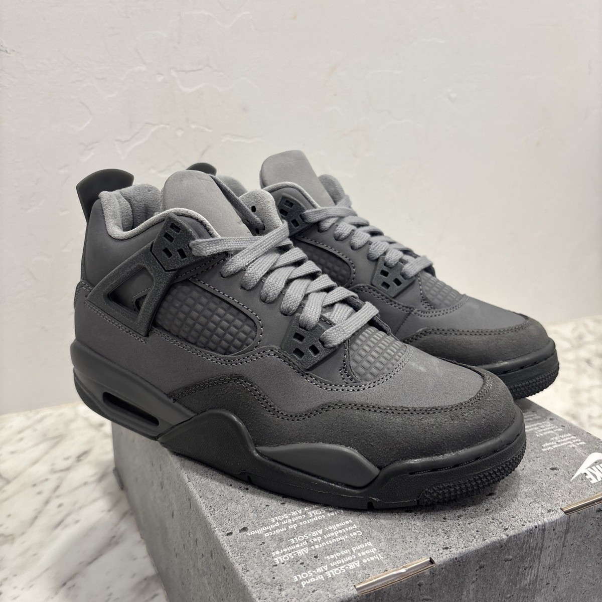 靴 NIKE AIR JORDAN 4 RETRO SE Wet Cement Jordan 4 Retro SE Paris Olympics Wet Cement (GS) - HM8965