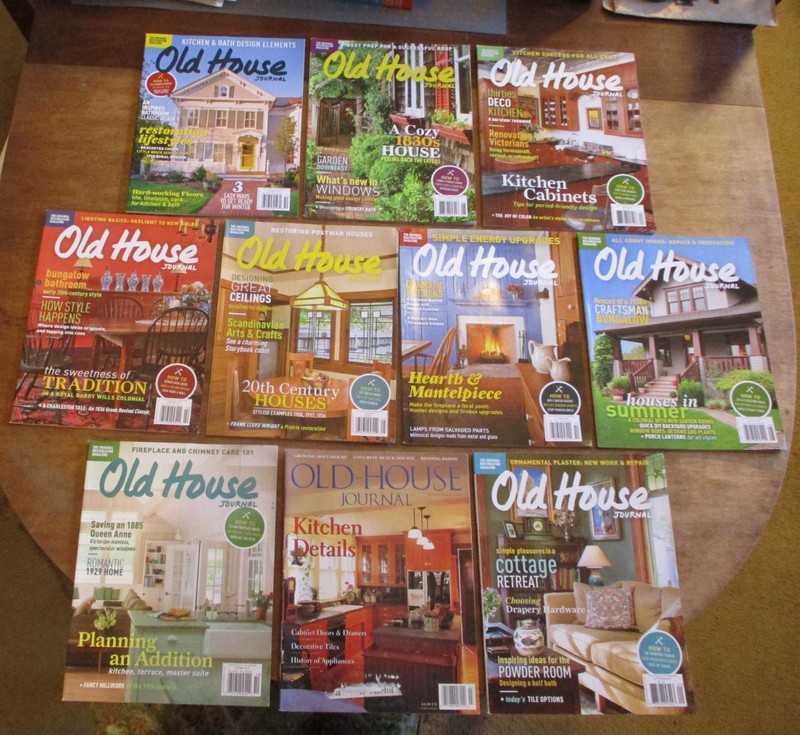 Old House Journal Magazine - Lot of 10 from 1995-2017