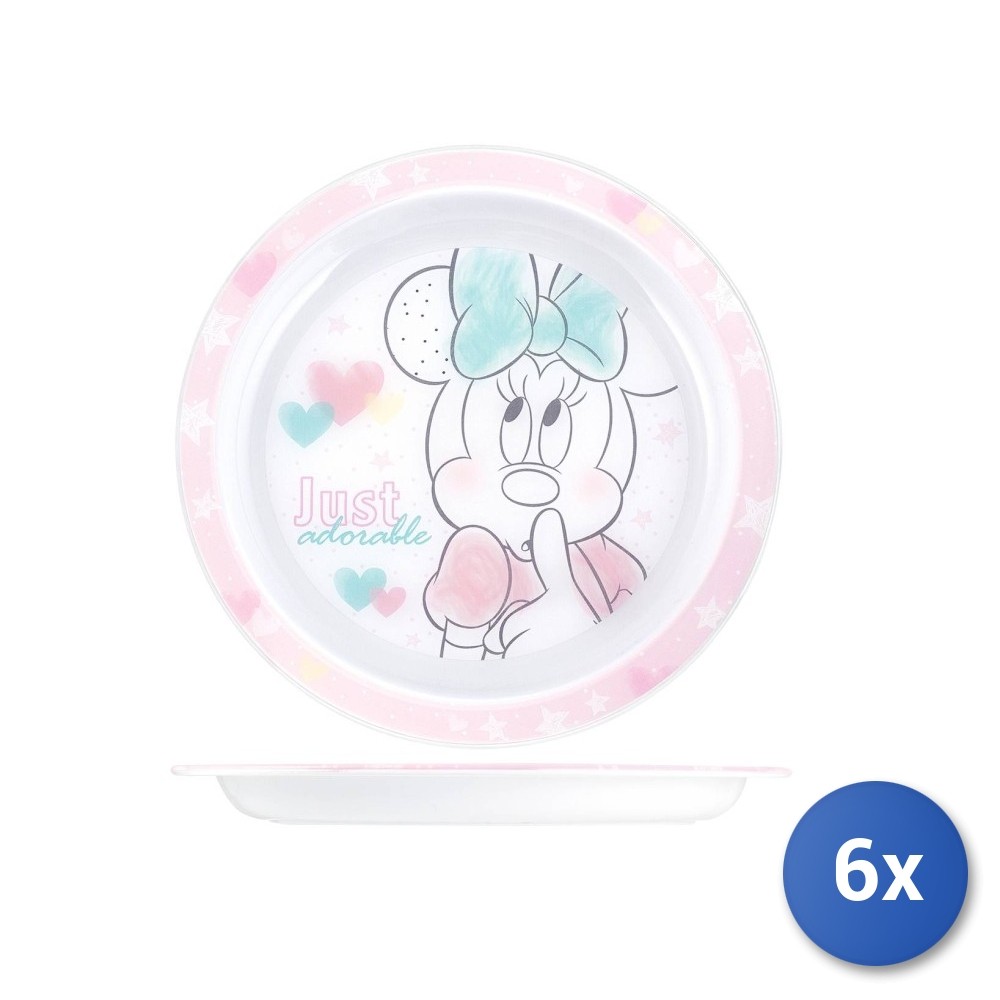 6X Minnie Tender Disney Flat Plates
