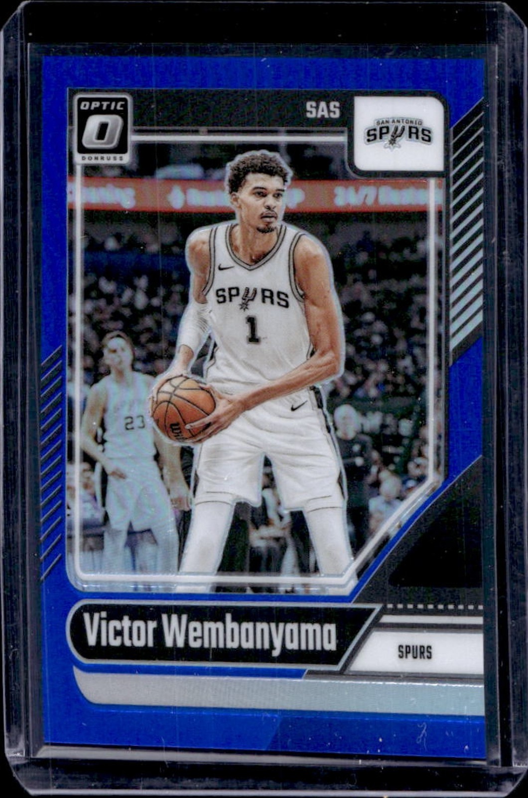 2024-25 Donruss Optic Victor Wembanyama Blue #45/49 Spurs