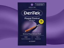 DenTek Easy Brush Interdental Cleaners Fresh Mint Fluoride Coating 16 Ct 6PK