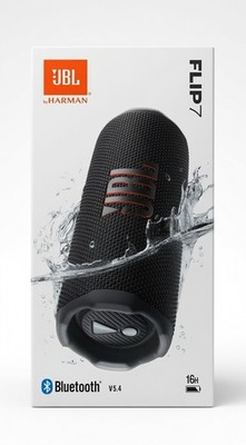 JBL Flip 7 Bluetooth Portable Speaker - Black
