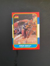 1986 Fleer Adrian Dantley #21 Utah Jazz Basketball Rookie Card - Near Mint. rookie card picture