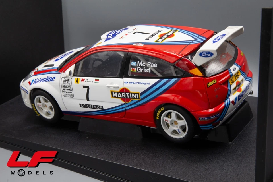 1:18 Ford Focus WRC Rally de Portugal 1999 Mc.Rae - Autoart - Immagine 2 di 4