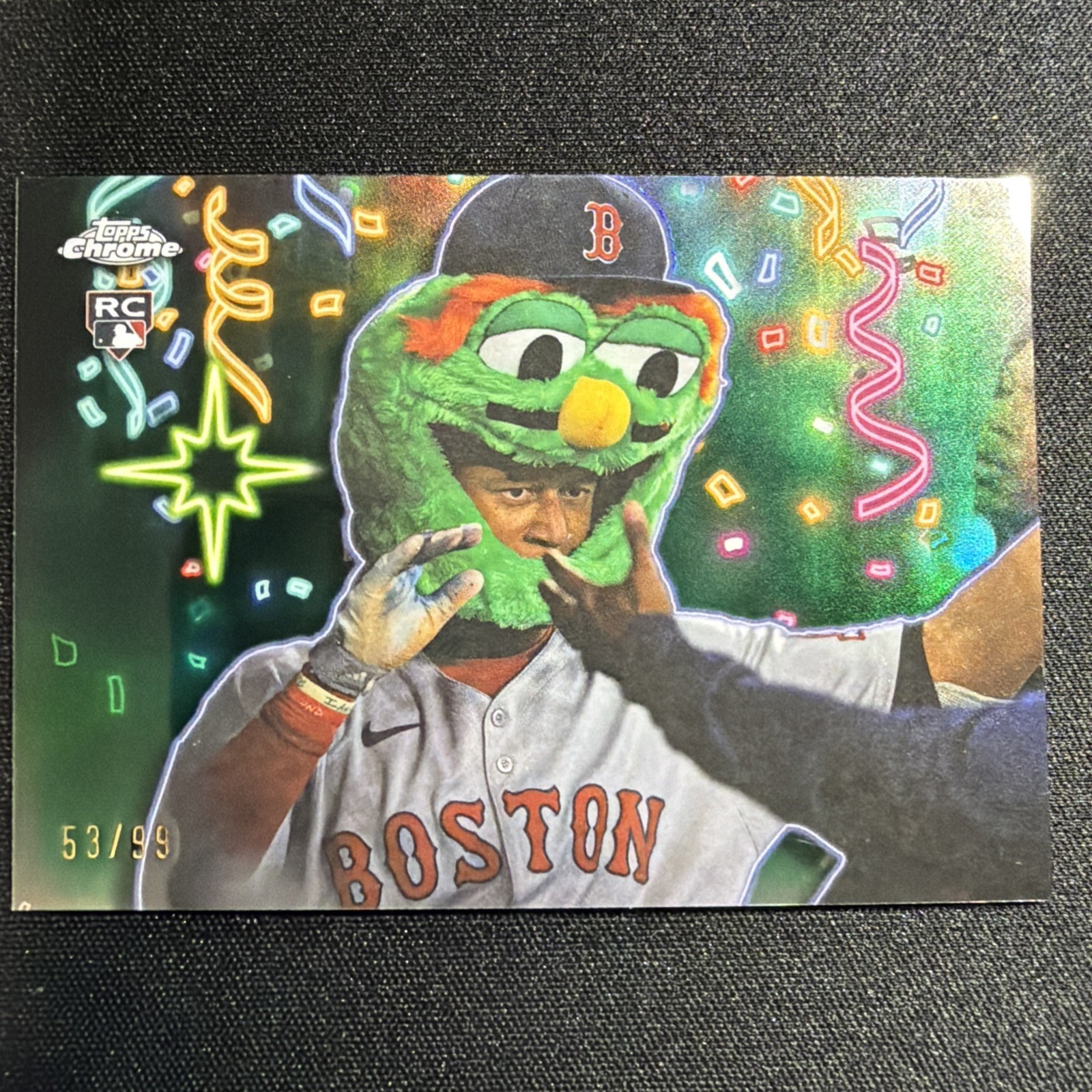 2025 Topps Chrome Update Kristian Campbell RC Celebracion /99 Green CT-19 Boston