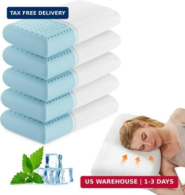 OLIXIS Memory Foam Pillows for Sleeping,1 Pack Queen Size Bed Pillows for Adults