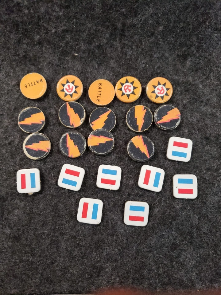 Fortress America & Other MB MIXED Markers Replacement Game Parts QTY 22 (SB5) - Image 2 of 4