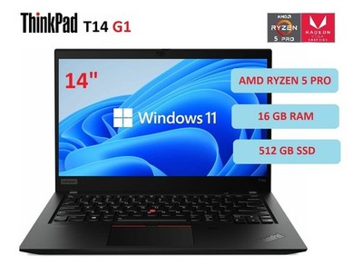Lenovo ThinkPad T14 G1 14''  FHD Ryzen 5 PRO 4650U 16GB RAM 512GB SSD Win 11