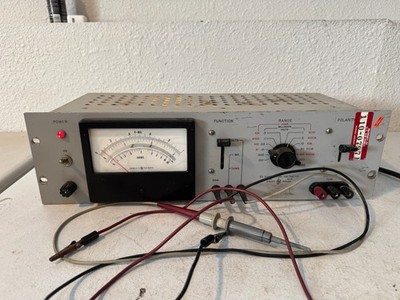 Vintage Hewlett Packard Model 412AR DC Vacuum Tube Voltmeter
