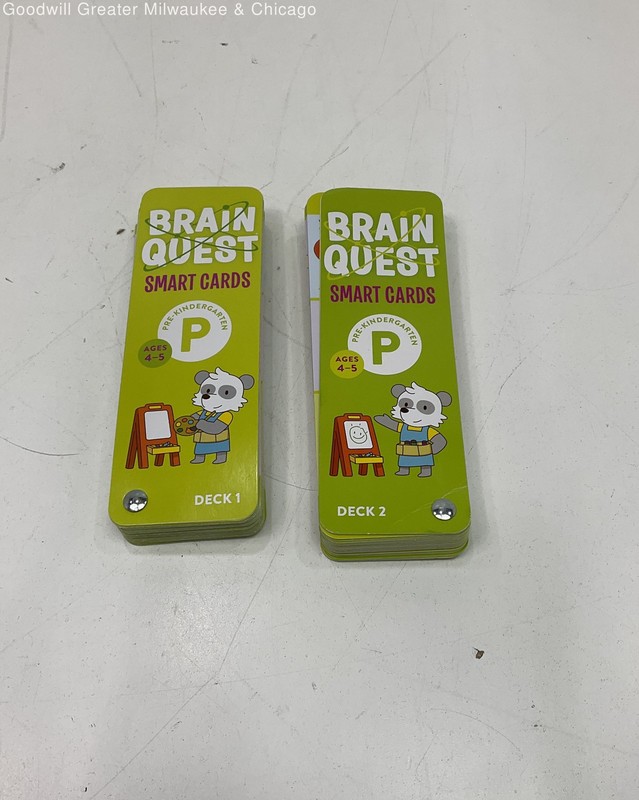Brain Quest Smart Cards Pre K Deck 1&2