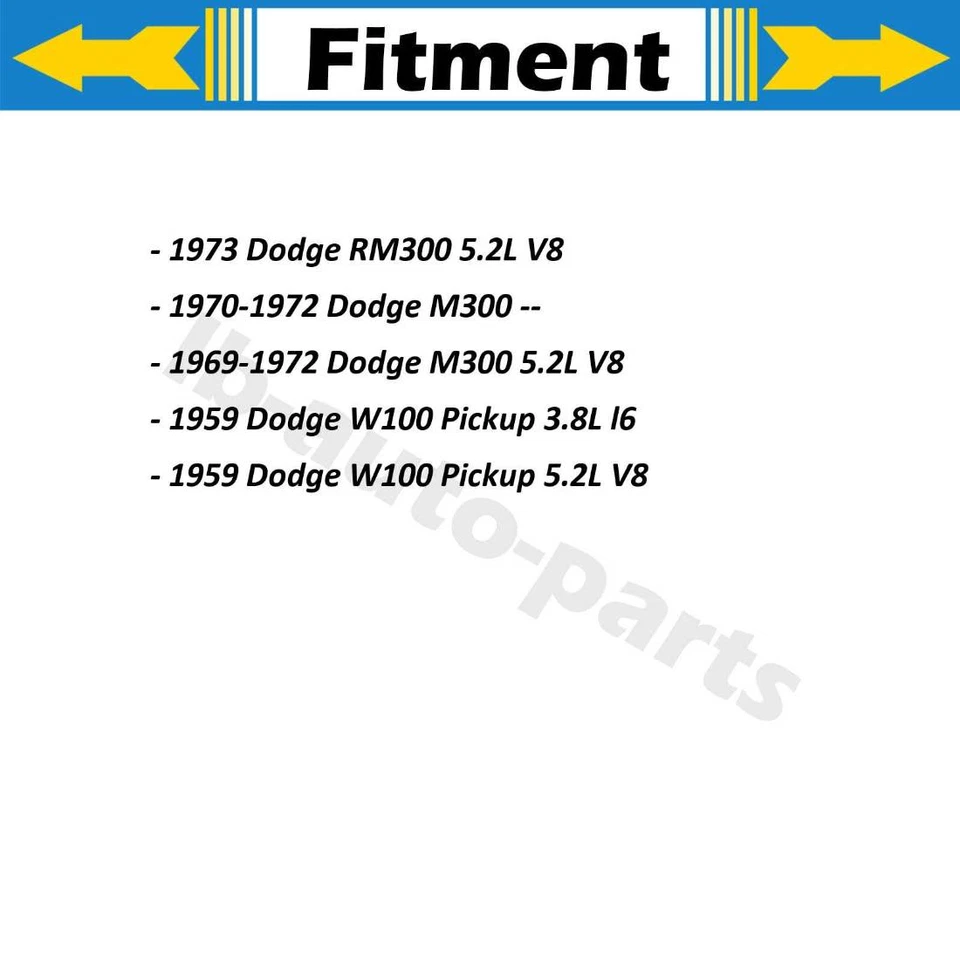 Manguera de freno trasera Sunsong 2x para Dodge RM300 1973 5,2 L 1973 Dodge RM300 -- Foto 2 de 4