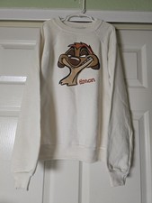 Vintage 90s Disney Store The Lion King Timon Big Face Sweatshirt Kids Youth L
