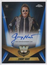 2025 Topps Chrome WWE JIMMY HART #LCA-JH Legendary Blue Auto /150 Legend 