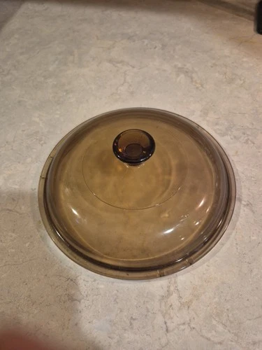 Vintage Pyrex Vision Corning Ware Glass V-1.5-C for 1.5L Sauce Pot Lid Only