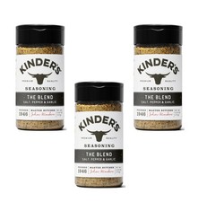 3 Pack Kinder's The Blend Seasoning -Salt Pepper Garlic All-Purpose Rub 6.25oz