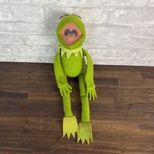 Kermit The Frog 1976 Poseable Plush Toy 18 Inch Jim Henson Fisher Price 850