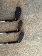 Yururi Forged Wedges Set of 3 Japanese Wedge S400 Dynamic Gold Shafts Used