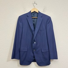 PAUL STUART Blazer Mens Sz 40 Navy Blue Cashmere 2-Button Luxury Business NWOT