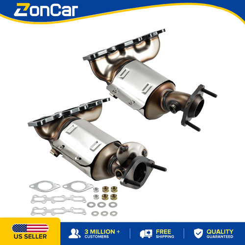 Catalytic Converter Left and Right For Ford Explorer Taurus Edge 3.5L Set of 2