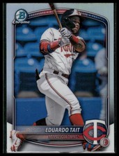 2025 Bowman Draft #BDC-39 Eduardo Tait Chrome Refractor