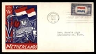 Mayfairstamps US FDC 1943 Washington DC 5 cents Netherlands First Day Cover aaz_