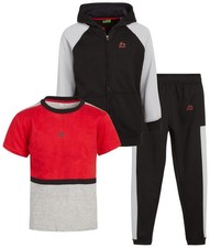 Boys Sweatpants Set - 3 Piece Fleece Pullover Boys Hoodies Athletic Shirt J...