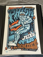 Phish Camden 2010 Poster Ames Bros Trey Yeti /1050 