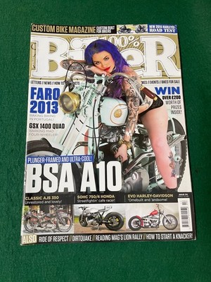 100% BIKER 174 FARO 2013 BSA A10 GSX 1400 QUAD CLASSIC AJS 350 SOHC 750/4 HONDA