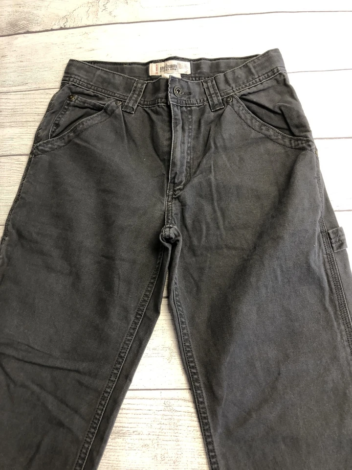 Pantalones Urban Pipeline Juveniles 16 Regular Gris Sarga Carpintero Martillo Lazo Ropa de Trabajo Foto 2 de 4
