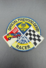 2011 Pinewood Derby Racecar Patch BSA Cub Scouts America NEW
