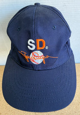 San Diego Padres Tony Gwynn Vtg Embroidered Snapback Rally's Hamburgers Hat Cap