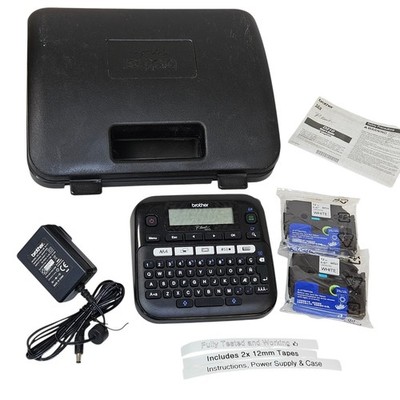 Brother PT-D210 P-Touch Beschriftungsgerät inkl. Netzteil & Tragetasche. QWERTZ Tastatur getestet