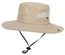 Kids Sun Hat UPF50 Protection Bucket Wide-Brim Beach-Fishing-Hat 5-10 Years