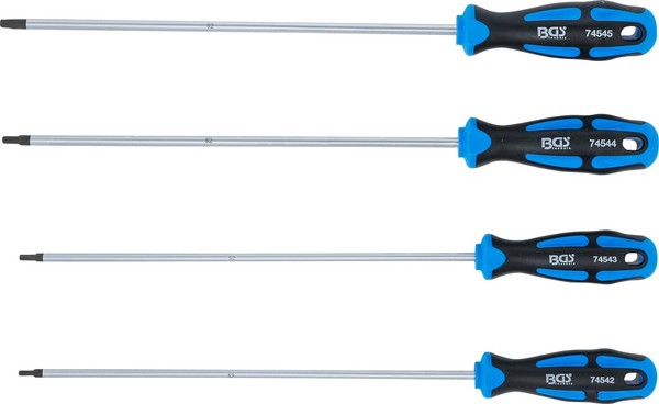 BGS | Schraubendreher-Satz | Extra Lang | T-Profil (FüR Torx) | T15-T30 | 4-Tlg.-image