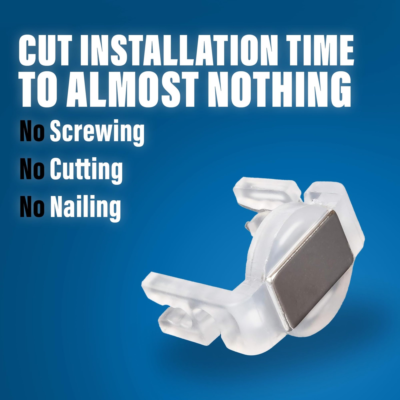 Magnet Clip for C9 Holiday Lighting Sockets, can be Used for Patio Lighting,