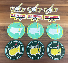 Lot of 12 Patches The Masters Augusta Georgia , etc Golf-Themed Iron/Sew On
