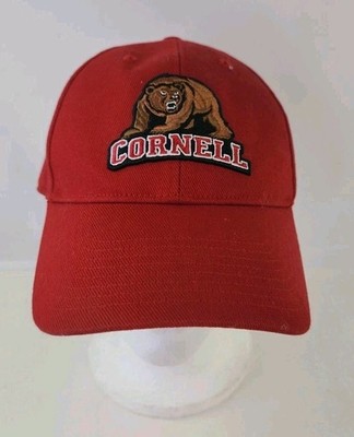 Cornell Big Red Official ''TOUCHDOWN'' BEAR MASCOT Adjustable  Hat .