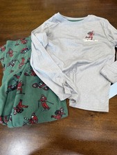 Kids Christmas Cat  Jack pajama Set Small 6/7 NWT