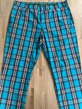 Alberto Golf Pants Hose Herren Modern Fit Gr. 52 Kariert