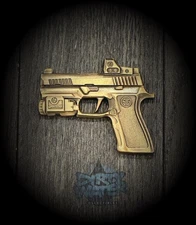 Massachusetts State Police Firearms Training Unit Coin - Rare Gold Coin