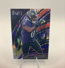 2025 Panini Select - Club Level Roquan Smith #262 Red & Blue Shock Prizm