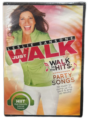 Leslie Sansone: Just Walk - Walk to the Hits Party Songs (DVD) NEW & SEALED