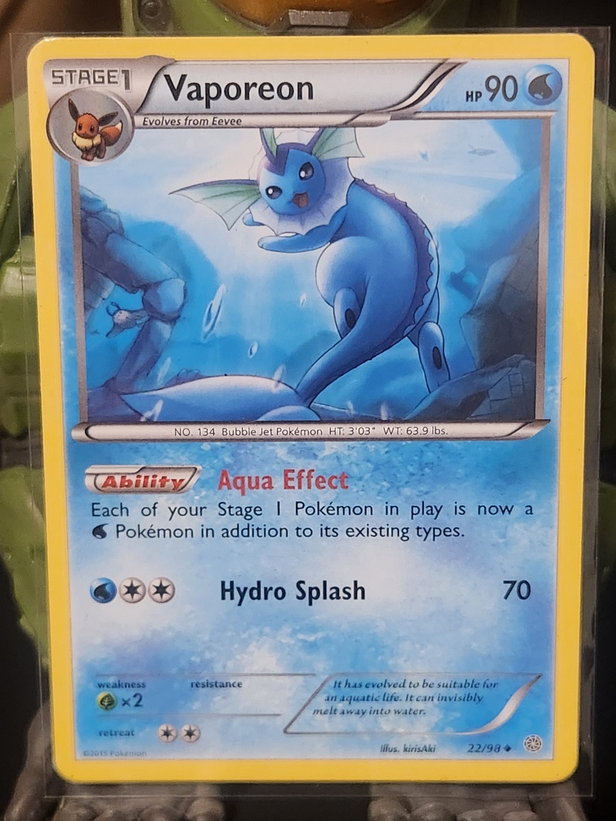 Vaporeon Uncommon XY - Ancient Origins 22/98 LP
