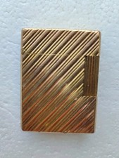 Vintage Dupont 20 Micron Gold Plated Lighter MADE IN FRANCE