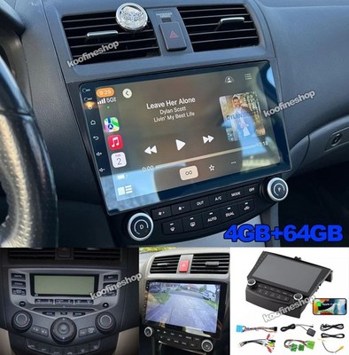 4+64GB For 2003-2007 Honda Accord 7 Car Stereo Android Auto CarPlay Radio GPS BT