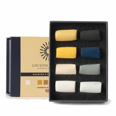 Unison Colour Weiche Pastelle Zeichnung Halb Stift Mini 8 Set
