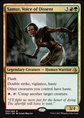 Samut, Voice of Dissent - Foil - Amonkhet #205/269 MTG Magic The Gathering