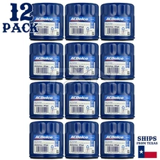12 Pack GM ACDelco PF64 Engine Oil Filter CASE 25206966