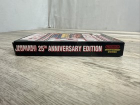 Jeopardy: 25th Anniversary Edition NES Nintendo With Box Manual Sleeve Excellent
