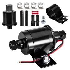 Electric Fuel Pump Low Pressure, 12V Inline Universal Diesel Gasoline 5-9 PSI